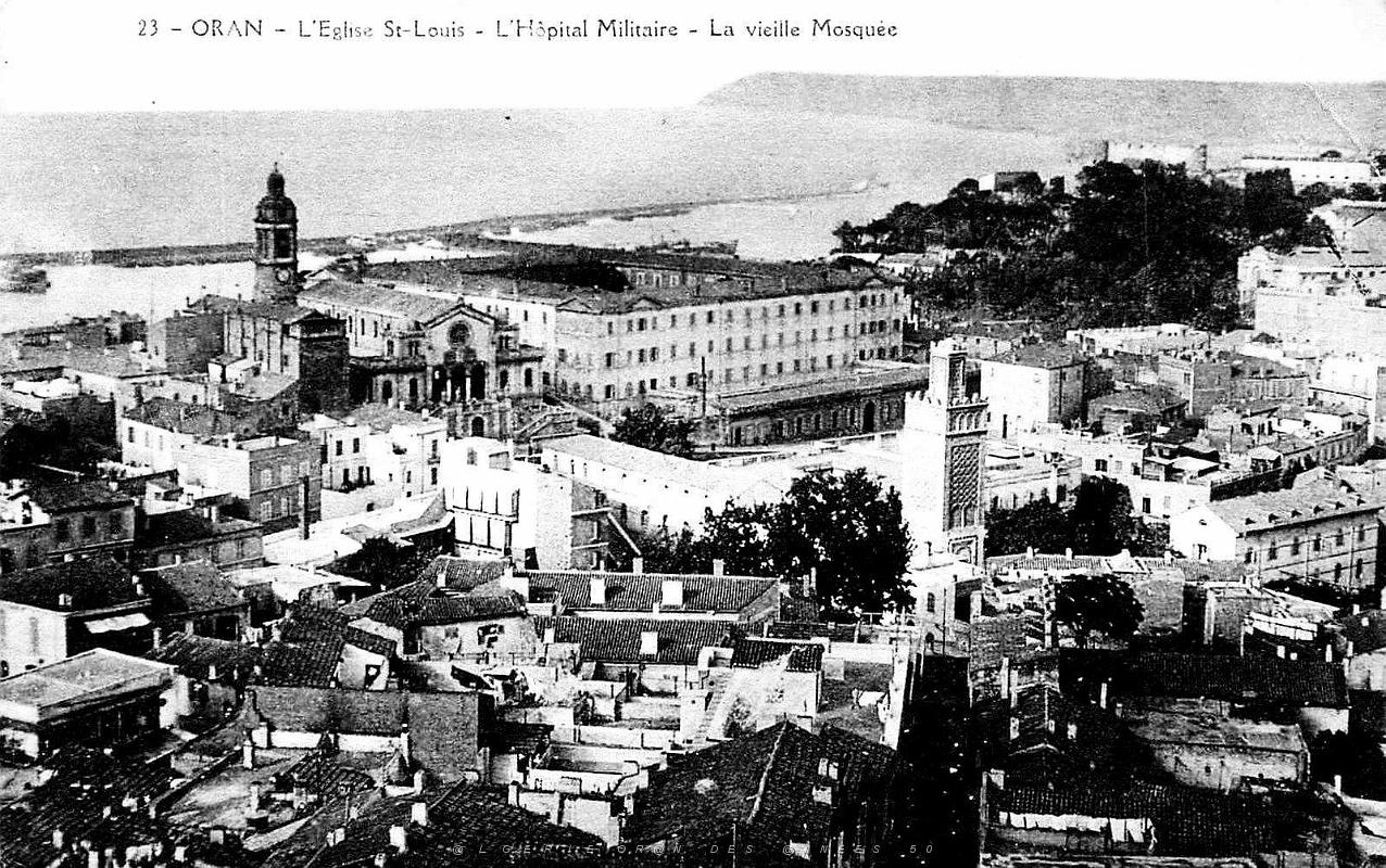 Oran - Eglise Saint-Louis et Hopital.jpg
